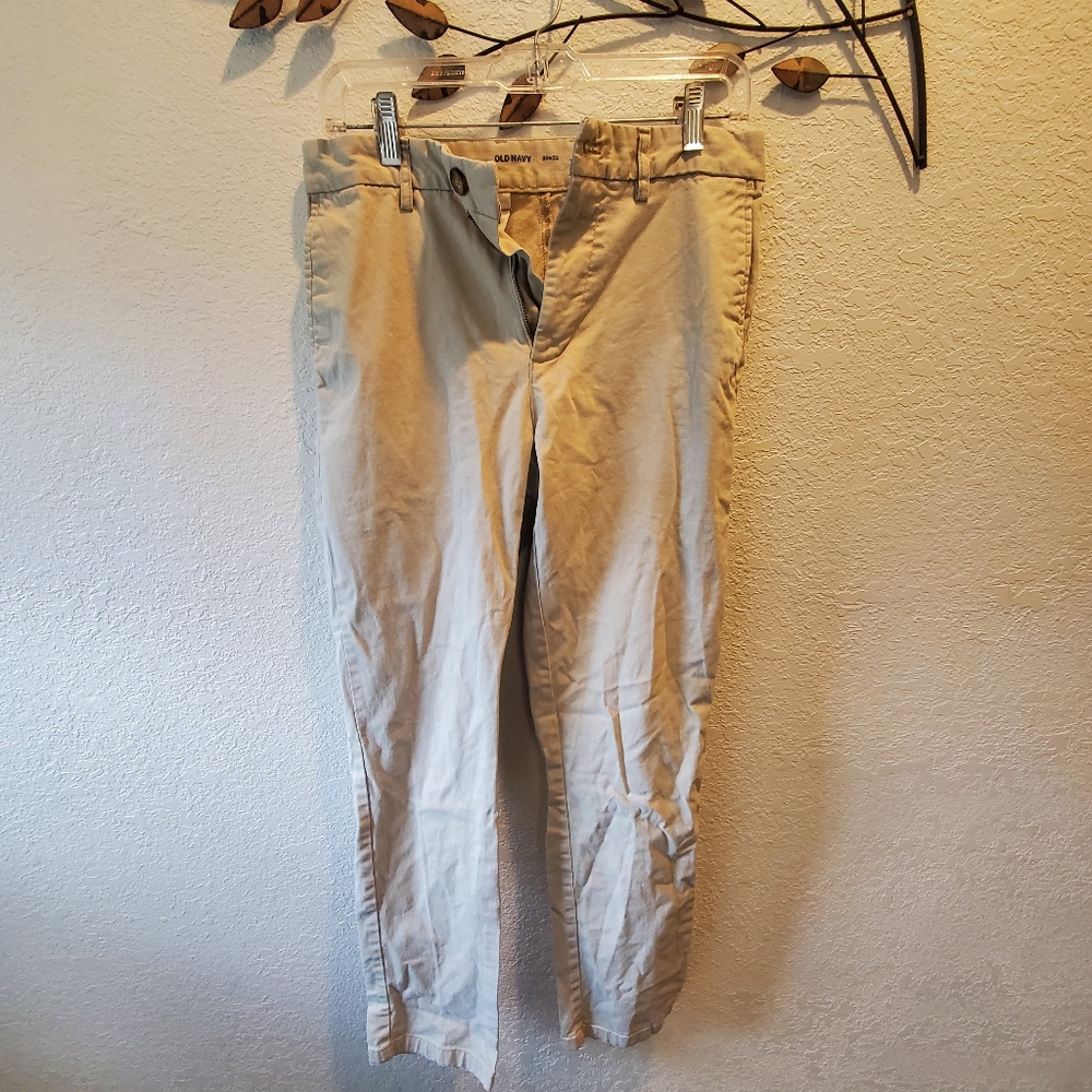 Young men khaki dress pants